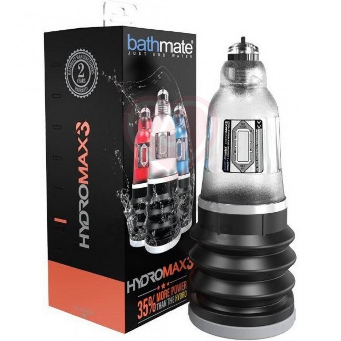 Гидропомпа BATHMATE HYDROMAX3 прозрачная BM-HM3-CC