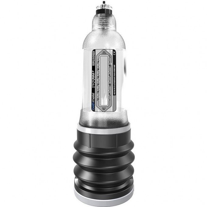 Гидропомпа BATHMATE HYDROMAX7 WIDE BOY CRYSTAL прозрачная BM-HM7WB-CC