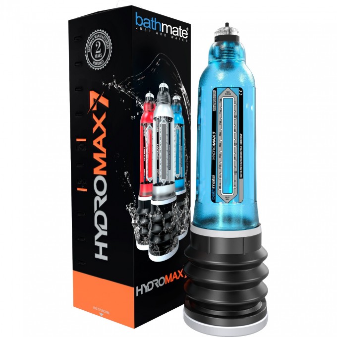 Гидропомпа BATHMATE HYDROMAX7 AQUA синяя BM-HM7-AB