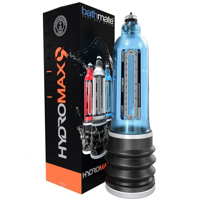 Гидропомпа BATHMATE HYDROMAX9 AQUA синяя BM-HM9-AB